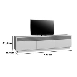 Rack Sevilha 3 Portas para TV ate 75 Polegadas Mavaular Medidas