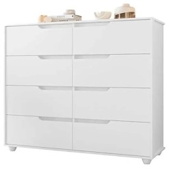 Comoda Doble 8 Gavetas Albatroz Branco