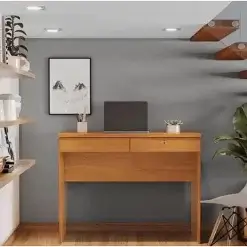 Mesa de Computador Felicia Escrivaninha 2 Gavetas JCM