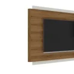 Painel Channel para TV ate 65 Polegadas Fabrimoveis Nature Off White Detalhe