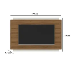 Painel Channel para TV ate 65 Polegadas Fabrimoveis Nature Off White Medidas