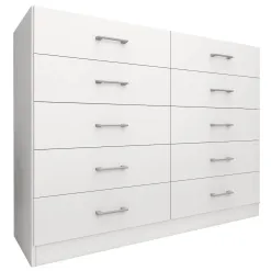 Comoda Caribe 10 Gavetas Fellicci Branco