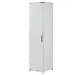 Armario Multiuso Cuiaba 1 Porta 4 Prateleiras Arte Moveis Branco