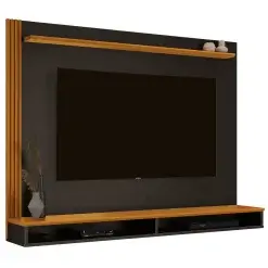 Painel Davos para TV ate 55 Polegadas EDN Preto Cedro