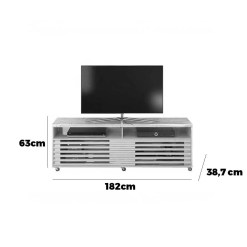 Rack Cross para TV até 65 Polegadas 2 Portas Madetec