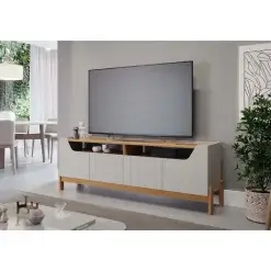 Rack Moema Para TV Ate 70 Polegadas 4 Portas Permobili