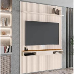 Painel Arbo Com Nicho 180cm Para TV Ate 75 Polegadas EDN