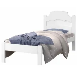 Cama Iris Solteiro Cambel Cor Branco