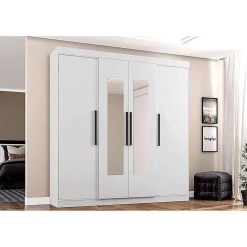 Guarda Roupa B23066 Casal 4 Portas 3 Gavetas Araplac