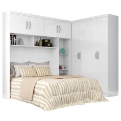 Guarda Roupa Modulado Parana Casal 8 Portas 4 Gavetas