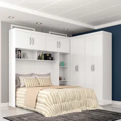 Guarda Roupa Modulado Parana Casal 8 Portas 4 Gavetas Atualle