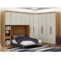 Guarda Roupa Modulado Rizon 005 Casal 6 Pecas