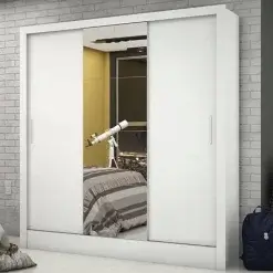 Guarda Roupa Santiago Casal 3 Portas 3 Gavetas Carioca