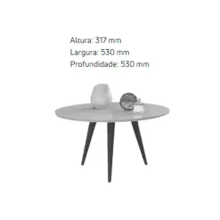 Mesa De Centro Slim Patrimar Medidas