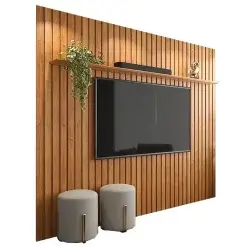 Painel Supremo 230cm Para TV Ate 85 Polegadas Patrimar Cinamomo