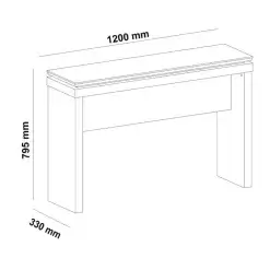 Aparador Luna Tampo Tamburato Com Borda Invertida Artely Medidas