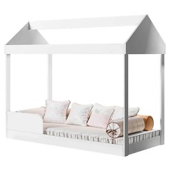 Cama Infantil Montessoriana Casinha Com Protecao Lateral Gabrielli