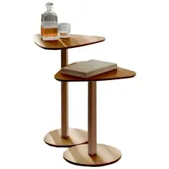 Conjunto Mezanino Paris Mesa De Apoio E Lateral Tebarrot Nature