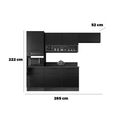 Cozinha Exclusive Completa 4 Pecas 7 Portas 3 Gavetas Itatiaia Medidas