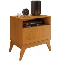 Mesa De Cabeceira Urban 1 Gaveta EDN Cedro