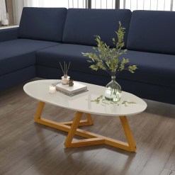 Mesa De Centro Classic Tebarrot Off White Nature