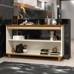 Aparador Memphis Com Tela De Rathan EDN Off White Cedro