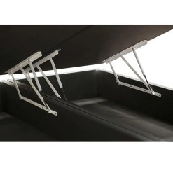 Base Box Bipartida Bau Queen Corino Universal 41x198x158 Detalhe