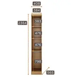 Guarda Roupa Rizon Modulo 1 Porta Novo Horizonte Medidas