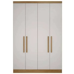 Guarda Roupa Rizon Modulo 4 Portas 3 Gavetas Novo Horizonte Cumaru Fendi