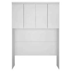 Guarda Roupa Rizon Modulo Aereo Casal 4 Portas Novo Horizonte Branco