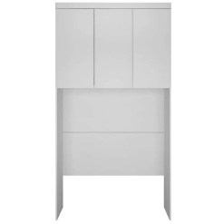 Guarda Roupa Rizon Modulo Aereo Solteiro 3 Portas Novo Horizonte Branco