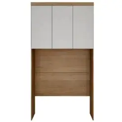 Guarda Roupa Rizon Modulo Aereo Solteiro 3 Portas Novo Horizonte Cumaru Fendi