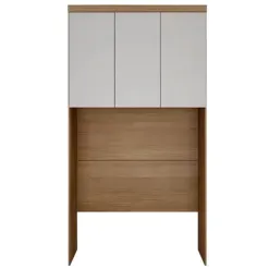 Guarda Roupa Rizon Modulo Aereo Solteiro 3 Portas Novo Horizonte Cumaru Fendi
