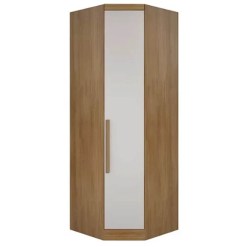 Guarda Roupa Rizon Modulo Canto Obliquo 1 Porta Novo Horizonte Cumaru Fendi