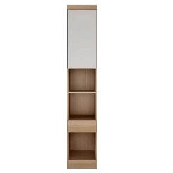 Guarda Roupa Rizon Modulo Mesa De Cabeceira 1 Porta 1 Gaveta Novo Horizonte Cumaru Fendi