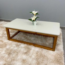 Mesa De Centro Supreme Tebarrot Off White Nature Foto Real