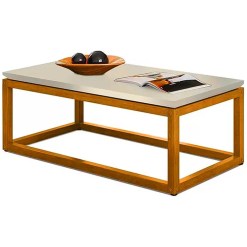 Mesa De Centro Supreme Tebarrot Cor Off White Nature
