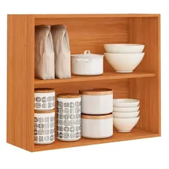 Armario Aereo Napoles 80cm 2 Portas Itatiaia Cinamomo Off White Interno