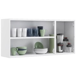 Armario Aereo New Premium 120cm 3 Portas Itatiaia Branco Interno
