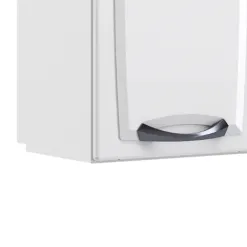 Armario Aereo New Premium 80cm 2 Portas Itatiaia Branco Detalhe