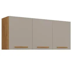 Armario Aereo New Valencia 3 Portas Salleto Cinamomo Off White
