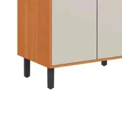 Balcao Napoles 2 Portas Para Cozinha Itatiaia Cinamomo Off White Detalhe