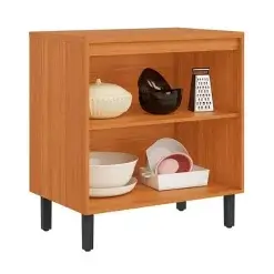 Balcao Napoles 2 Portas Para Cozinha Itatiaia Cinamomo Off White Interno