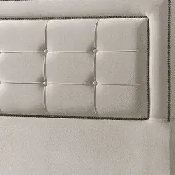 Cabeceira Istambul Queen Em Linho Bonan Detalhe