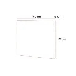 Cabeceira Istambul Queen Em Veludo Bonan Medidas