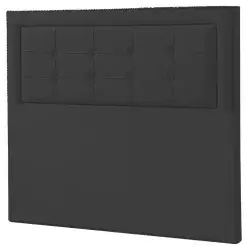 Cabeceira Istambul Queen Em Veludo Bonan Preto