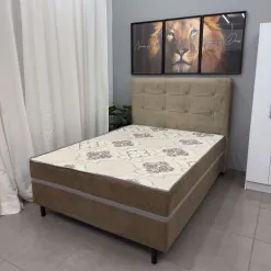 Cama Box Acucena Casal Ortopedica 13x188x47cm Ecotec Foto Real