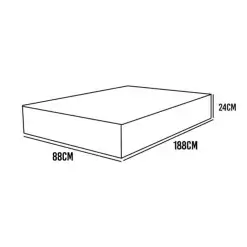 Colchao Lisboa 88x188 Solteiro Molas Ensacadas Ecotec Medidas