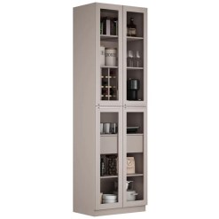 Cristaleira Essence 4 Portas 1 Gaveta Itatiaia Fendi