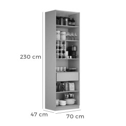 Cristaleira Essence 4 Portas 1 Gaveta Itatiaia Fendi Interno Medidas